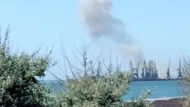 Бердянск, порт, взрыв