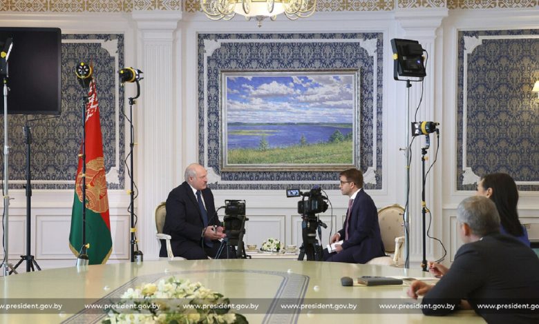 А. Лукашенко и А. Ламброскини