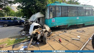 ДТП на проспекте Машерова в Минске