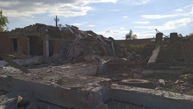 Насосная станция, разрушенная ВСУ