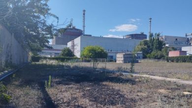 Обломки БПЛА на Запорожской АЭС