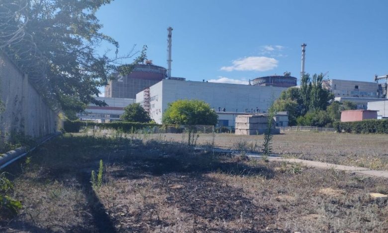 Обломки БПЛА на Запорожской АЭС
