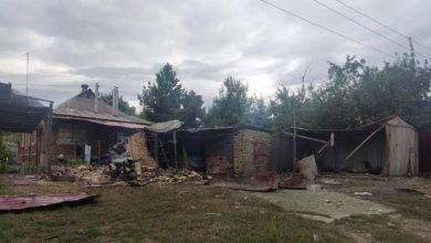 Обстрел Славянска