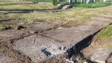 Село Некислицы, обстрел