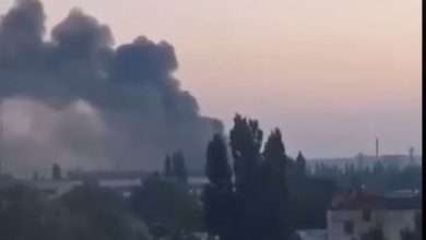 Взрыв на ГЭС в Новой Каховке