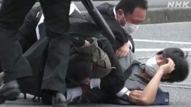 преступник, задержание, покушение на Абэ