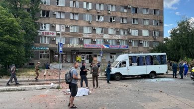 обстрел Донецка