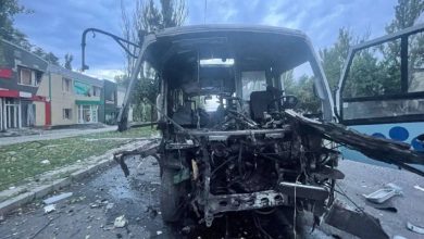 Автобус в Донецке