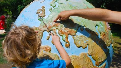 Глобус, Европа