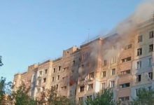 Пожар в Алчевске