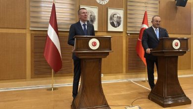 Пресс-конференция глав МИД Латвии и Турции