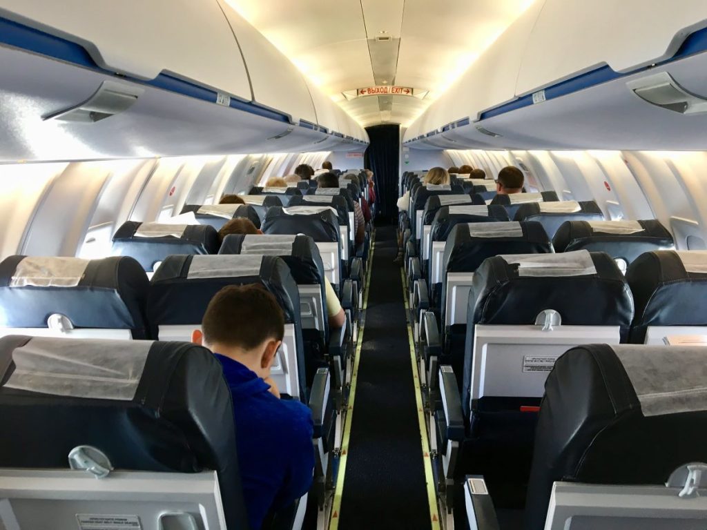 Салон самолета