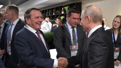 Шрёдер и Путин