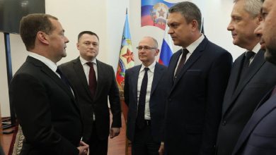 Визит Д. Медведева в ЛНР