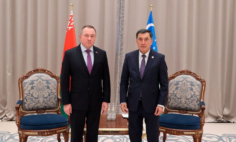 Главы МИД Беларуси и Узбекистана