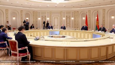 Встреча Лукашенко с делегацией Мурманской области