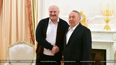 А. Лукашенко и Н. Назарбаев