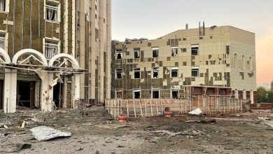 Энергодар, обстрел администрации