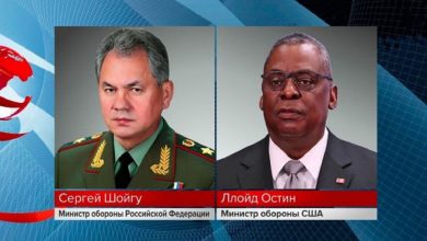 Министры обороны России и США С. Шойгу и Л. Остин