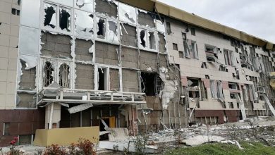 Последствия обстрела в селе Муром Белгородской области