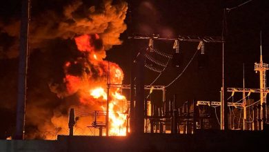 Пожар на подстанции в Белгороде