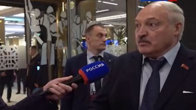 Александр Лукашенко на первом канале