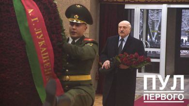 Лукашенко на прощании