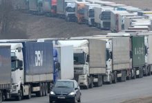 Очередь фур на границе