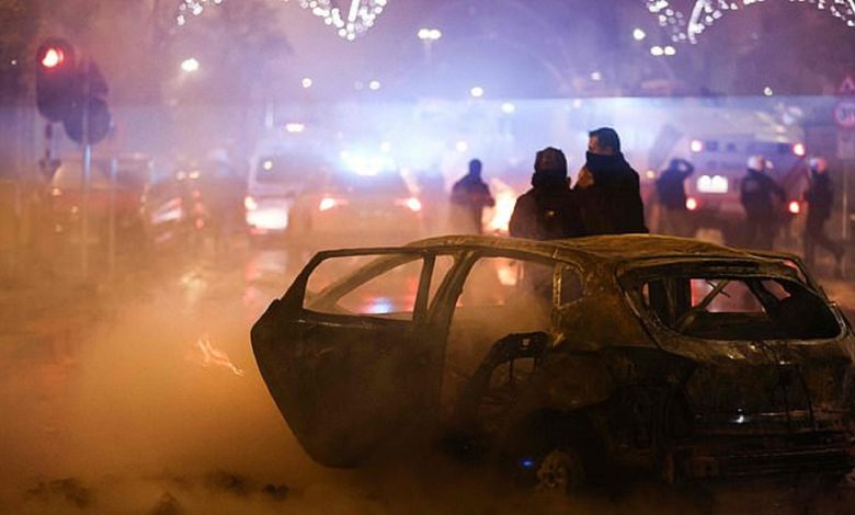 В Брюсселе вспыхнули беспорядки после поражения сборной Бельгии на чемпионате мира по футболу 1 Погром в Брюсселе