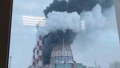 Пожар на ТЭЦ в Перми
