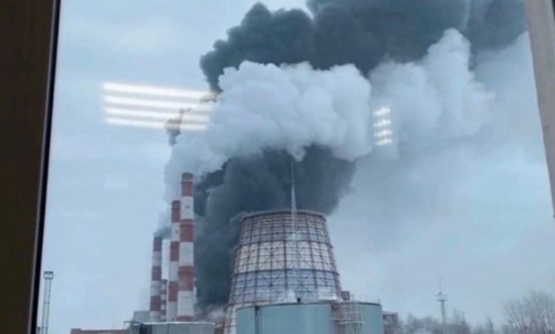 Пожар на ТЭЦ в Перми