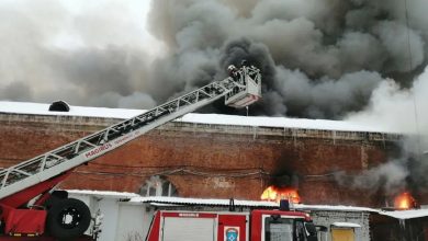 Пожар в Москве