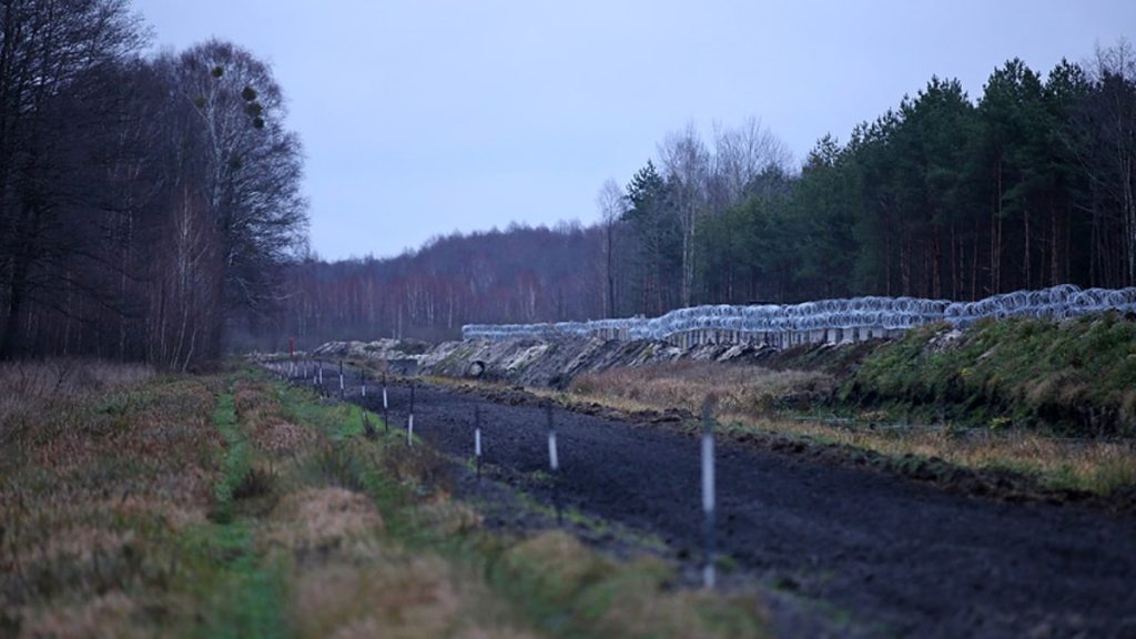 забор на украинско-белорусской границе