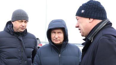 Путин на Крымском мосту