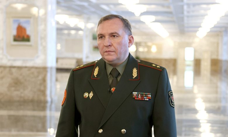 глава Минобороны Беларуси Хренин