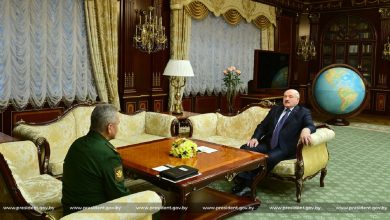 Встреча А. Лукашенко с С. Шойгу