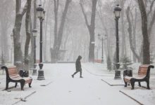 Зима, метель