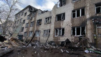 Последствия обстрела в Васильевке Запорожской области
