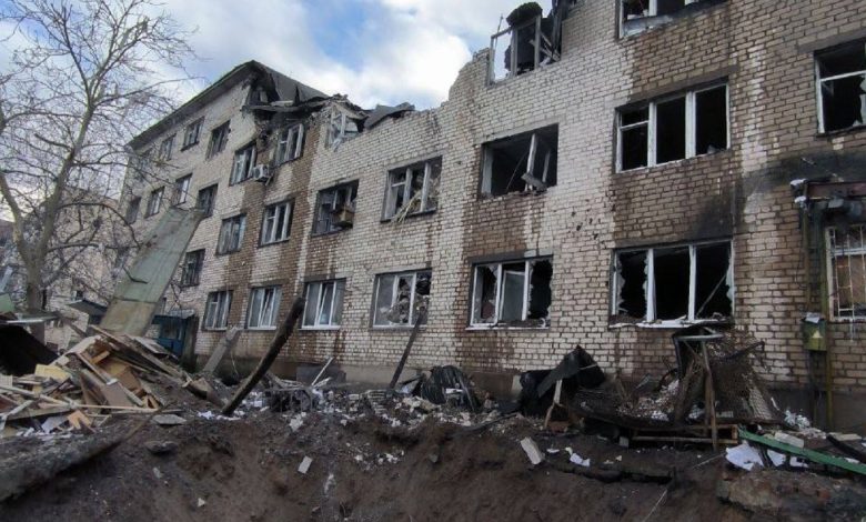Последствия обстрела в Васильевке Запорожской области