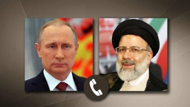 Президенты России и Ирана В. Путин и Э. Раиси