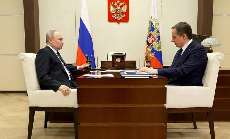 Встреча В. Путина и В. Гладкова