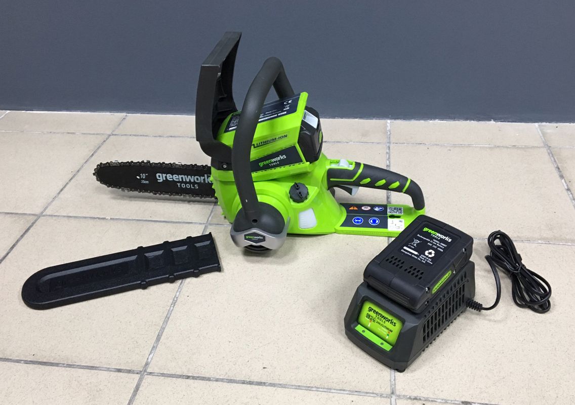 Аккумуляторные цепные пилы GREENWORKS G24CS25 и G40CS30II: почему на ...