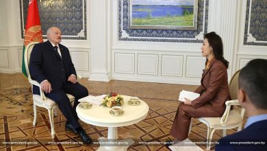 Лукашенко дает интервью