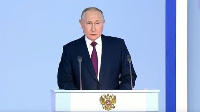 Владимир Путин в ходе послания