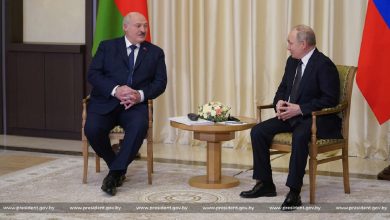 Встреча А. Лукашенко и В. Путина