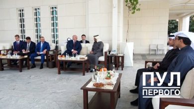 Встреча президентов Беларуси и ОАЭ