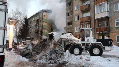 Взрыв газа в Новосибирске