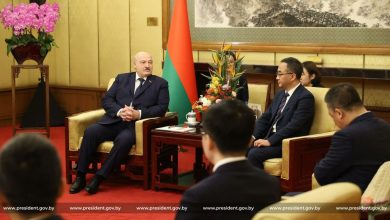 Лукашенко в Китае