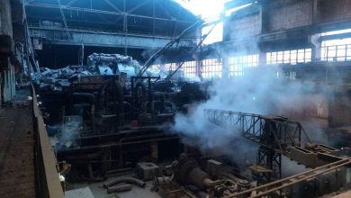 Пожар на украинской ТЭЦ