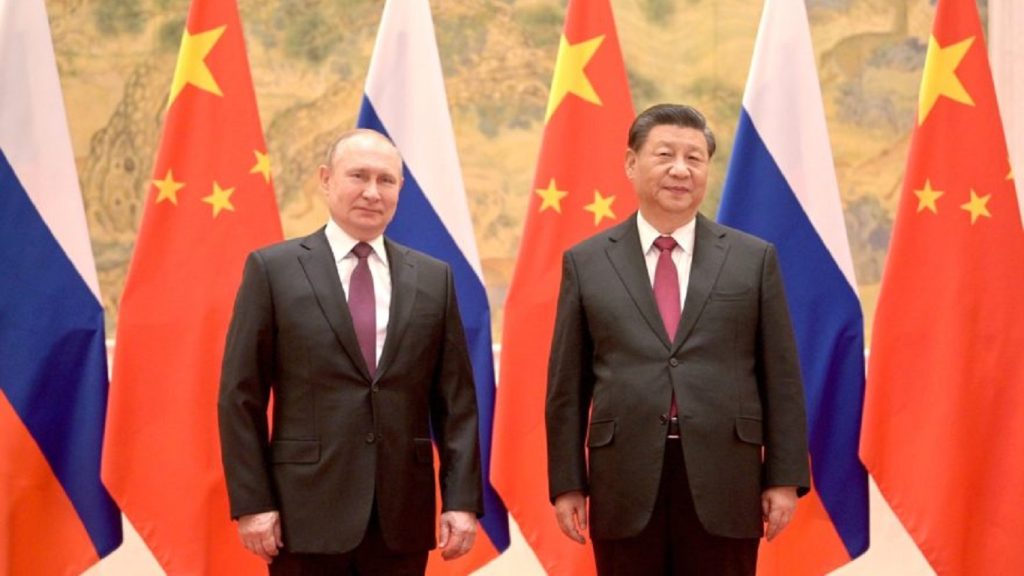 В. Путин и Си Цзиньпин